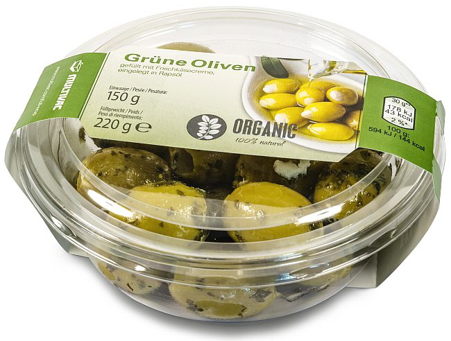Multivac - Full wrap labelling Oliven Multivac - Full wrap labelling Oliven
